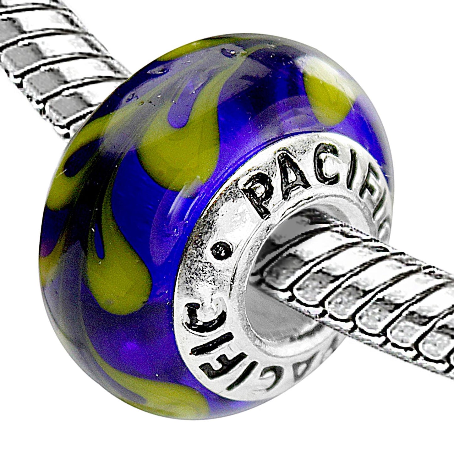 925 Sterling Silver Murano Glass Bead - Fun with Fred