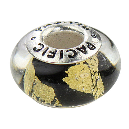 925 Sterling Silver Murano Glass Bead - Bling Bling