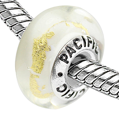 925 Sterling Silver Murano Glass Bead - Looking for Love