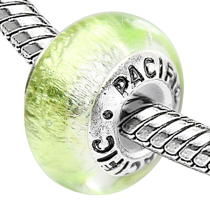 925 Sterling Silver Murano Glass Bead - Miami Nights