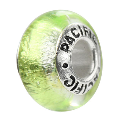 925 Sterling Silver Murano Glass Bead - Miami Nights