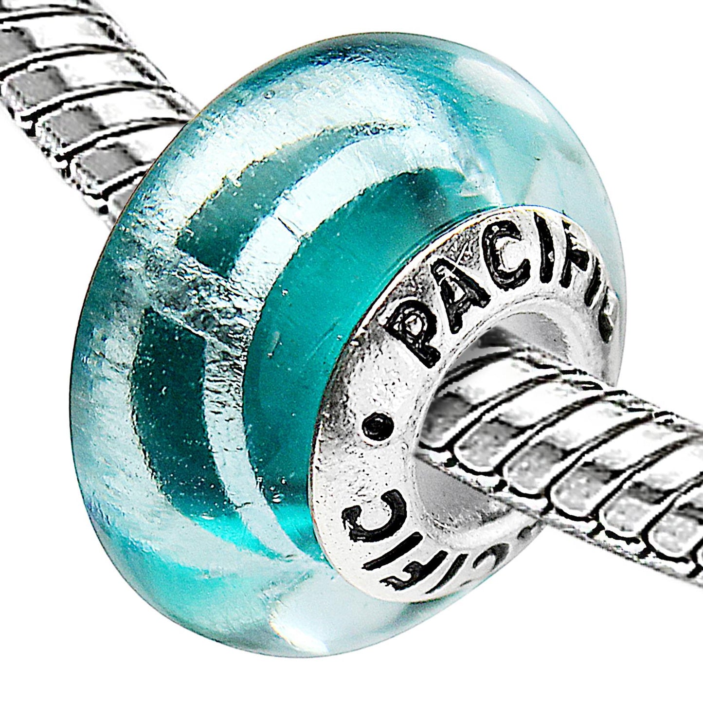 925 Sterling Silver Murano Glass Bead - Weekend Vacation