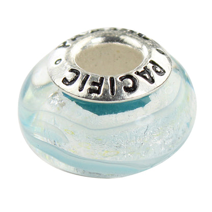 925 Sterling Silver Murano Glass Bead - Something Blue