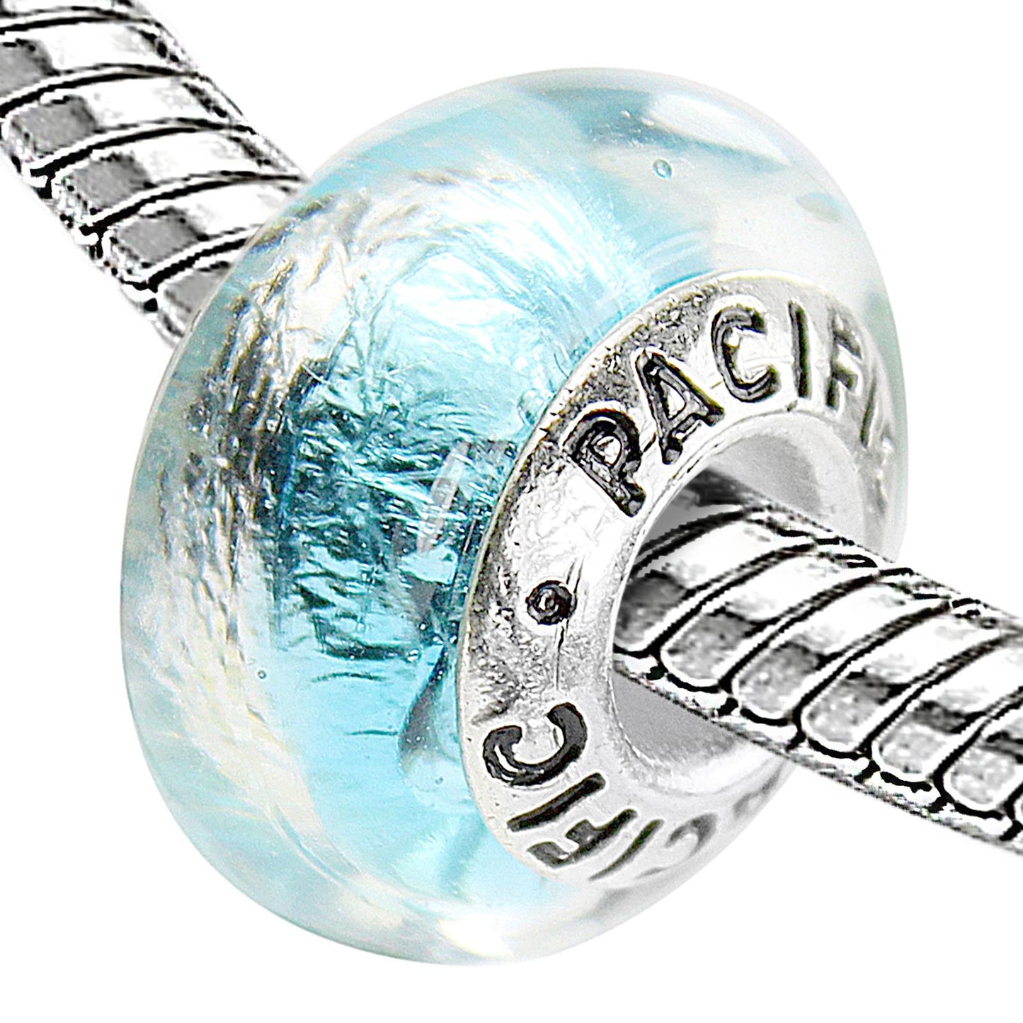 925 Sterling Silver Murano Glass Bead - Mesmerize