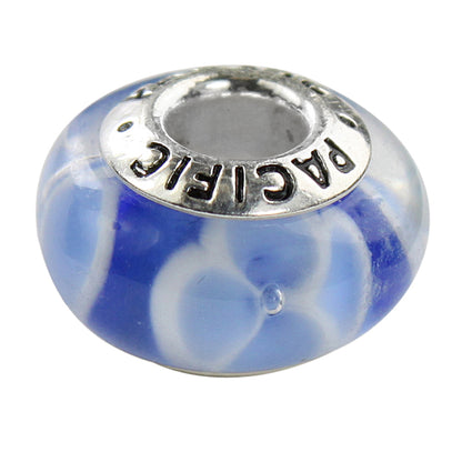 925 Sterling Silver Murano Glass Bead - Lapis of Luxury