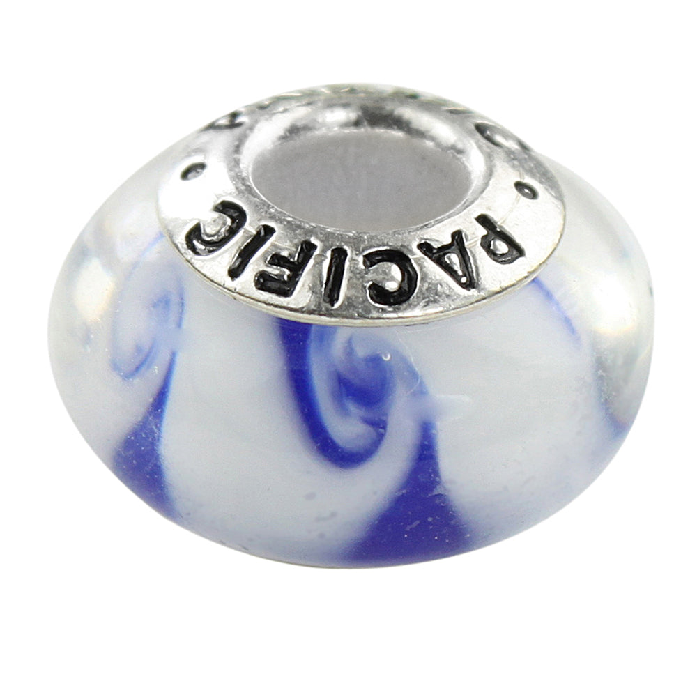 925 Sterling Silver Murano Glass Bead - Over the Moon