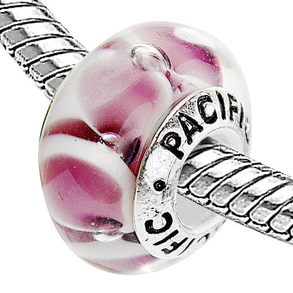 925 Sterling Silver Murano Glass Bead - Do You Lilac It?