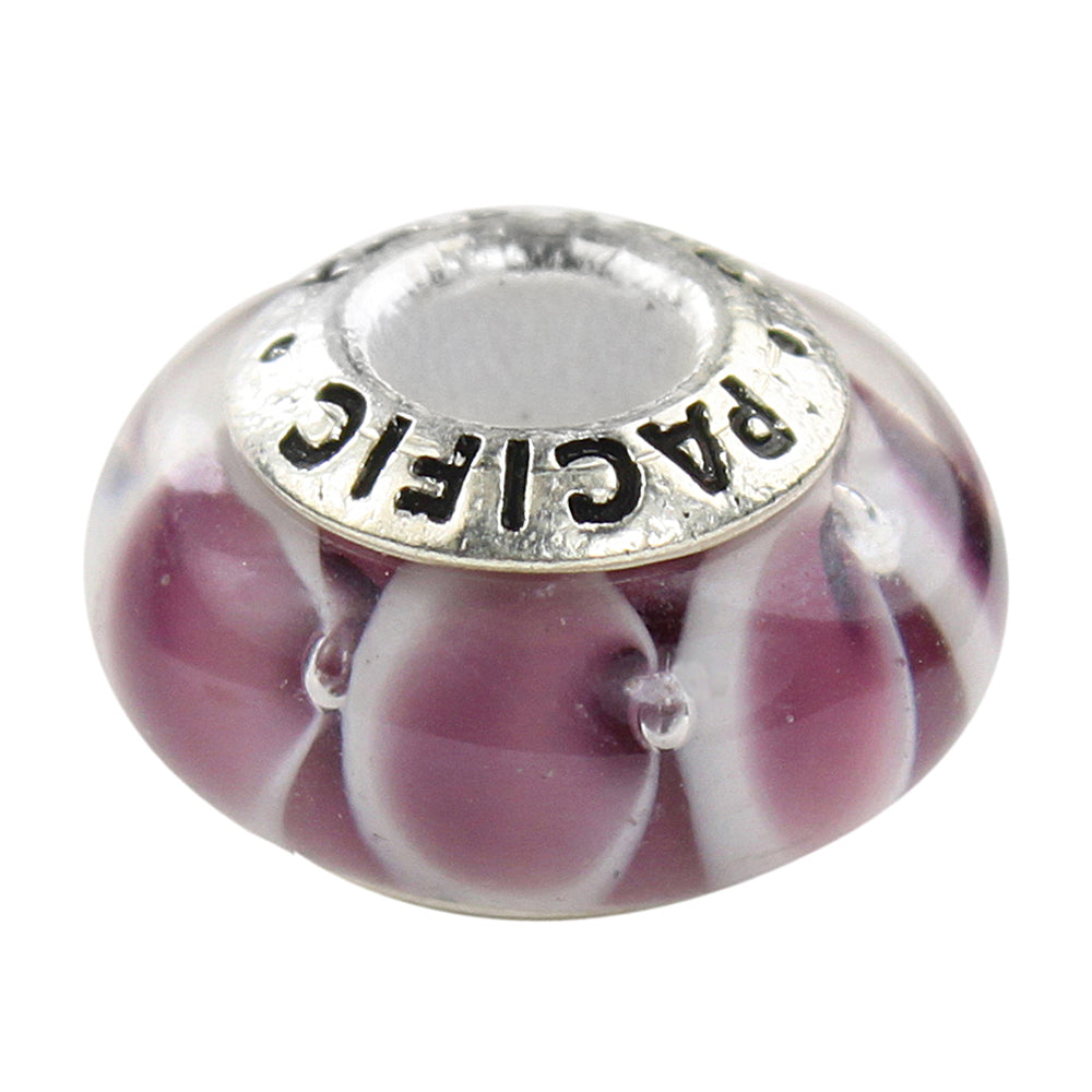 925 Sterling Silver Murano Glass Bead - Do You Lilac It?