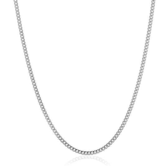 3.5mm Stainless Steel Rounded Curb Chain 22 Inches