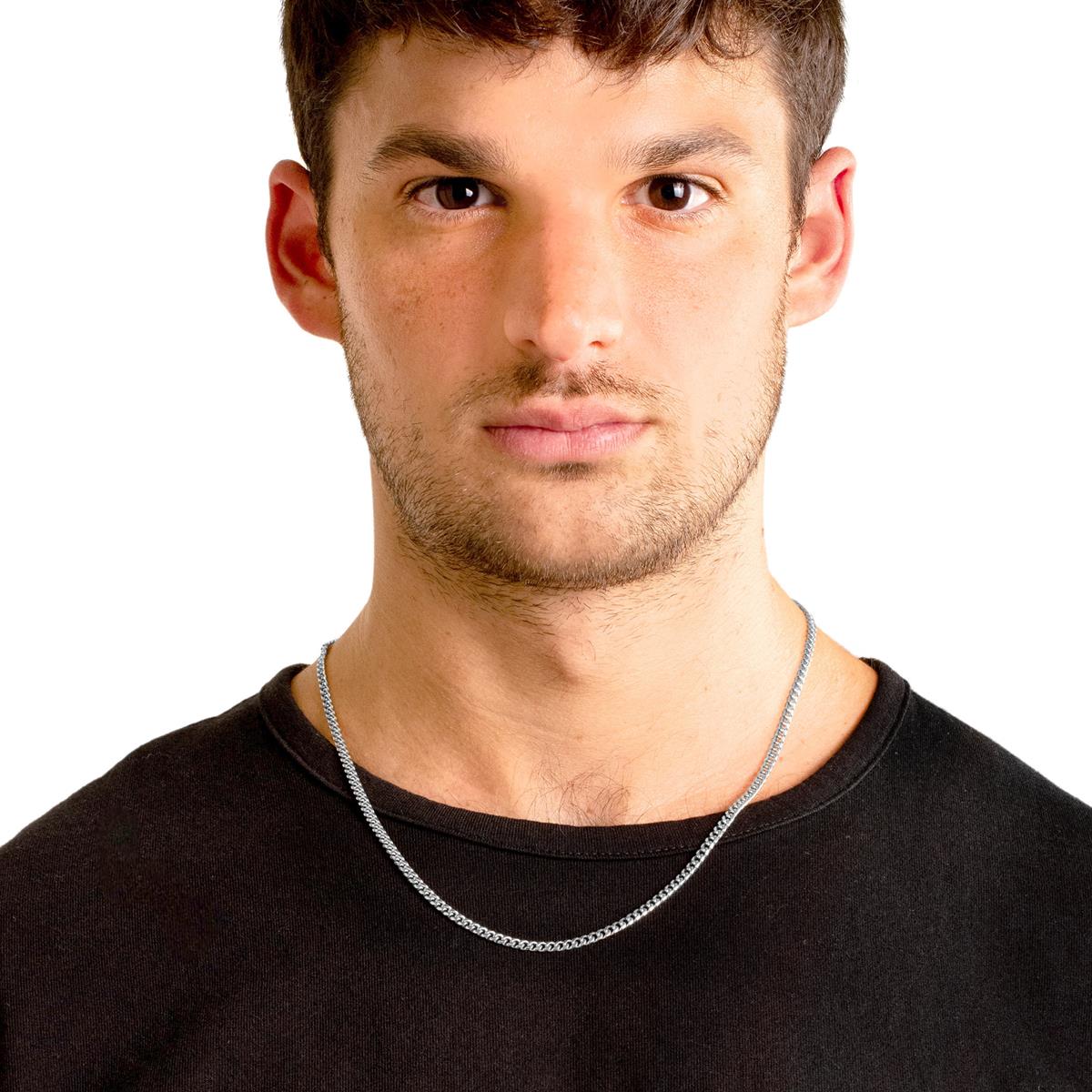 Crucible Jewelry Stainless Steel Rounded Curb Chain 22