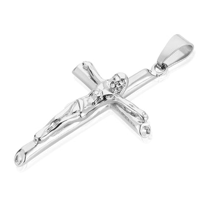 Crucible Crucifix Cross Stainless Steel Pendant