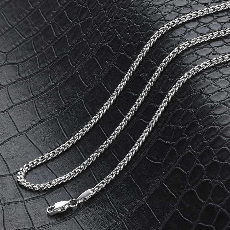 3.5mm Stainless Steel Rounded Curb Chain 22 Inches