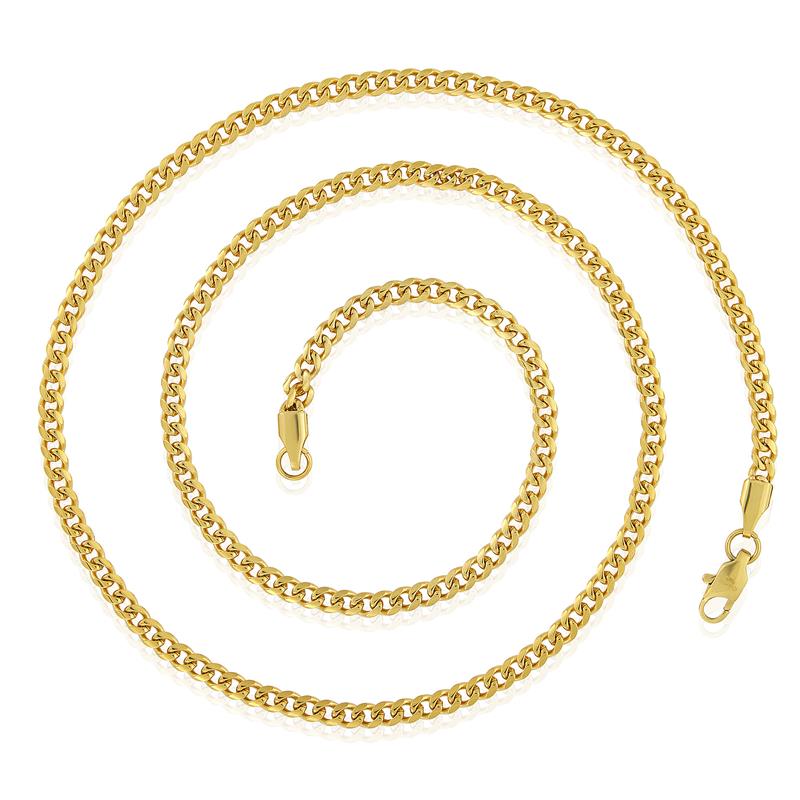 3.28 Feet Decorative Chain Aluminium Twisted Chains Curb Chains, Unwelded,  Golden, 15x10x2mm