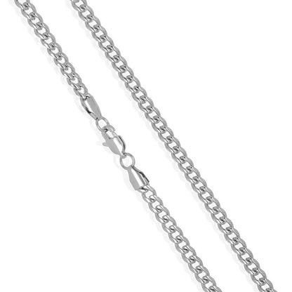 Crucible Los Angeles 5mm Stainless Steel Rounded Curb Chain 24 Inches