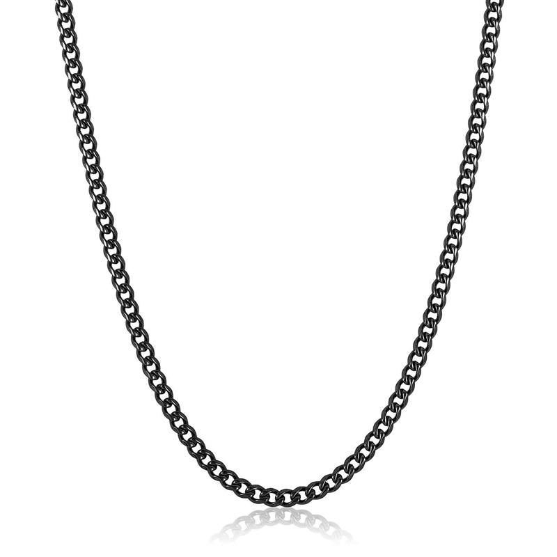 Crucible Los Angeles 5mm Stainless Steel Rounded Curb Chain 24 Inches